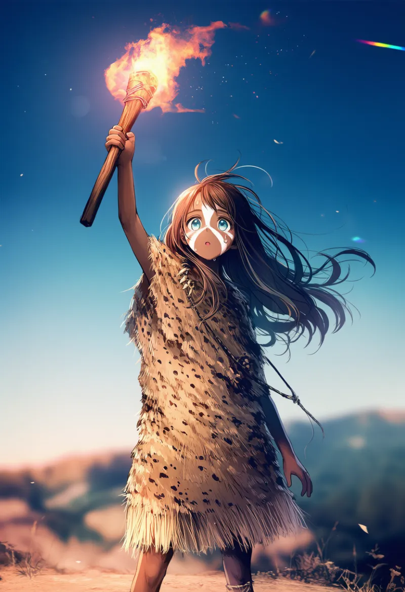 松明のAIイラスト｜プロンプト紹介