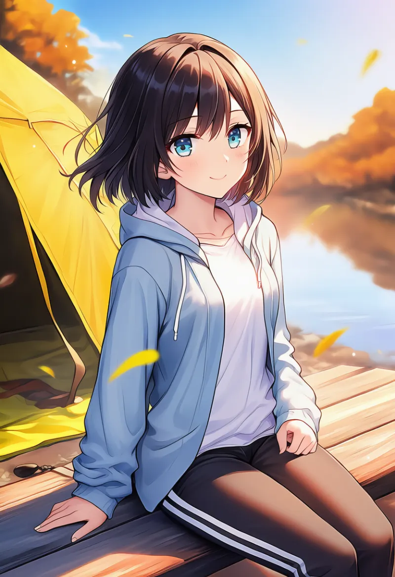 トラックパンツのAIイラスト｜プロンプト紹介