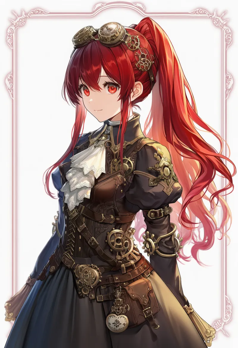 ツールベルトのAIイラスト(スチームパンク)|プロンプト紹介