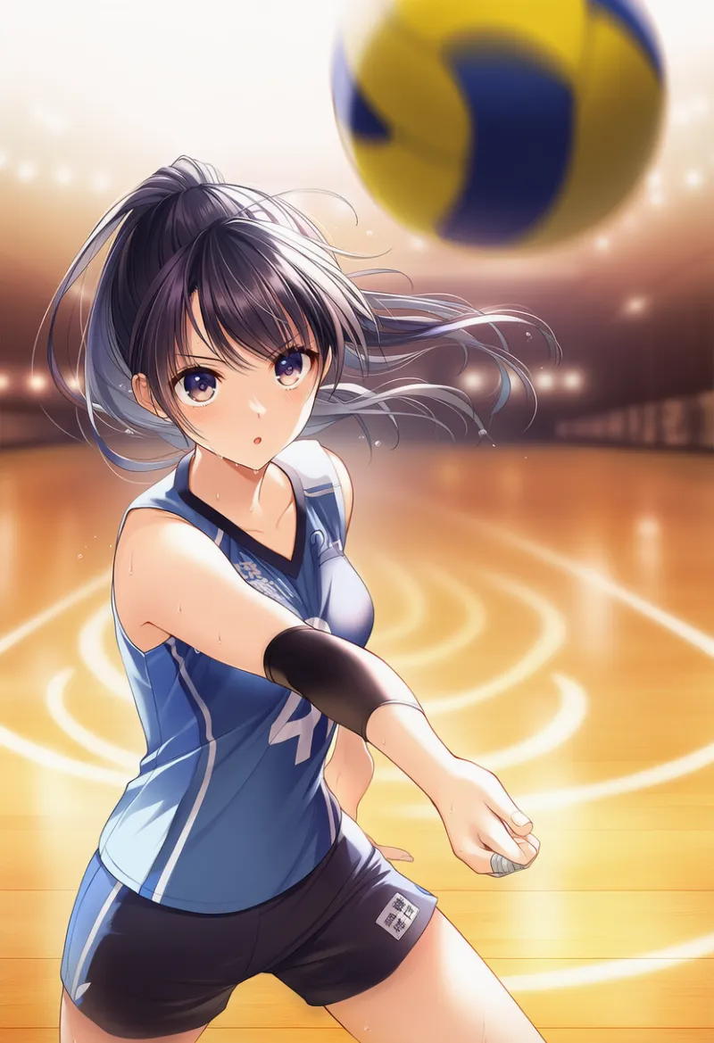 消失点と余白を再現したAIイラスト｜プロンプト紹介：vanishing point, negative space