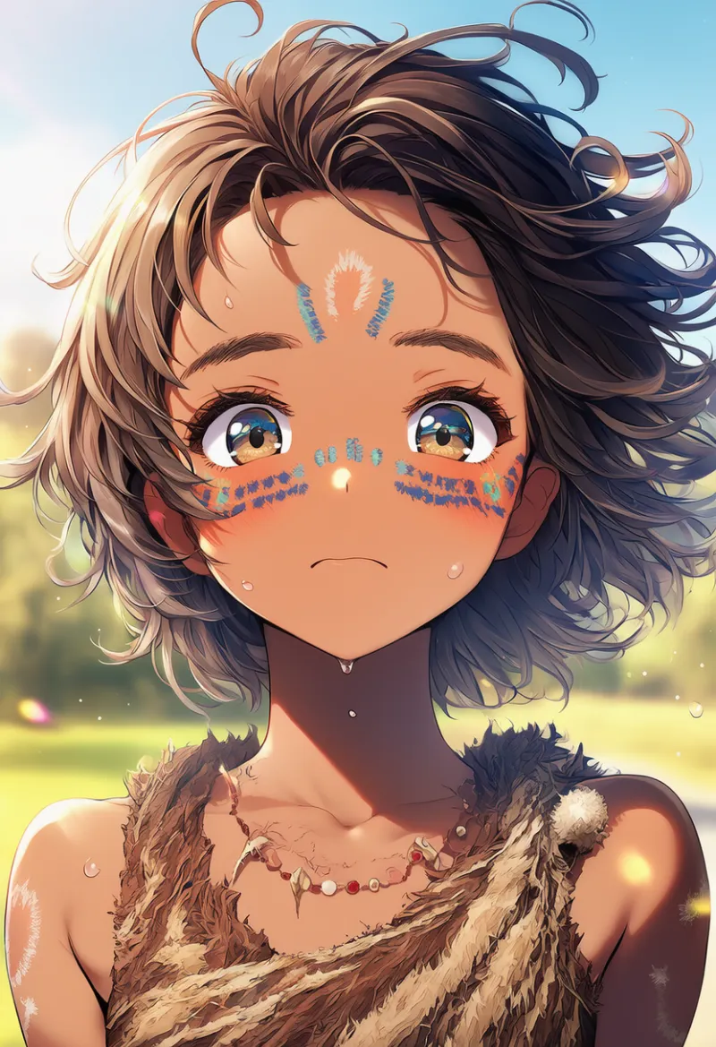 ウォーペイントのAIイラスト｜プロンプト紹介