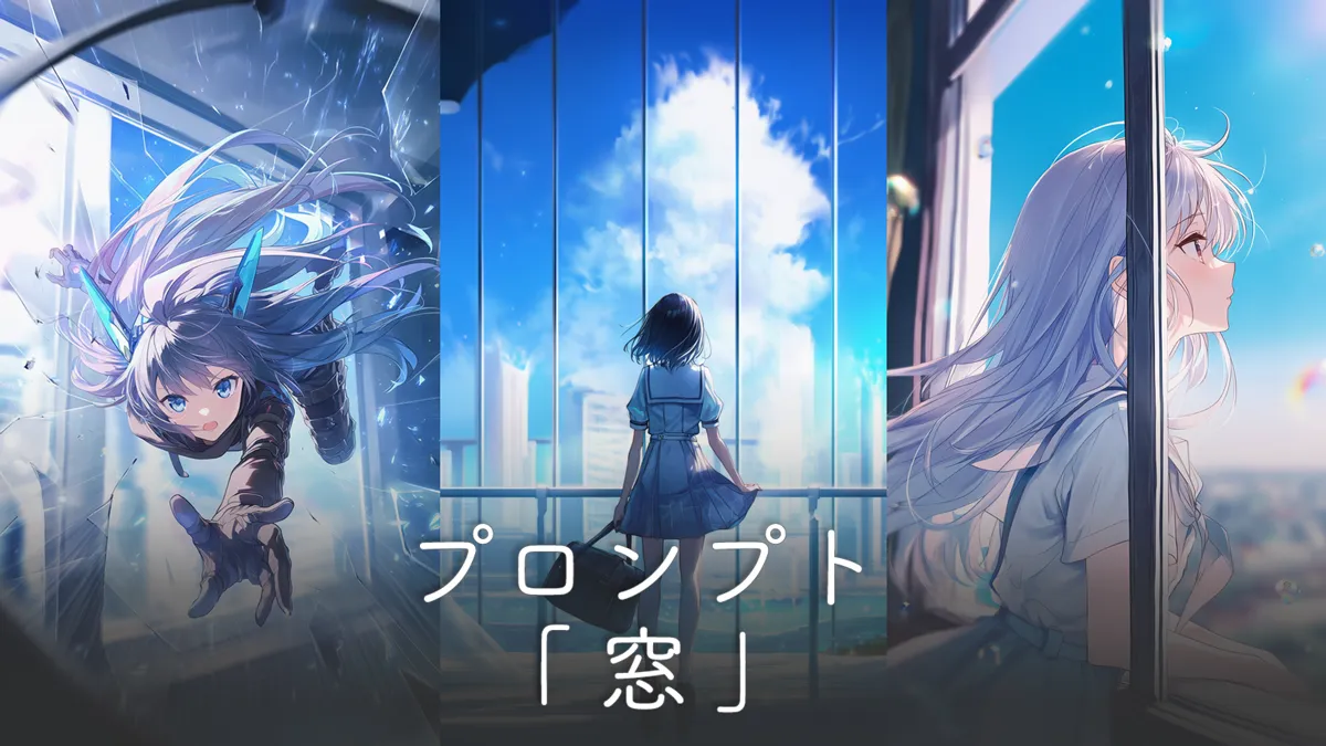 窓のプロンプト完全ガイド（種類・窓なし・視点など）