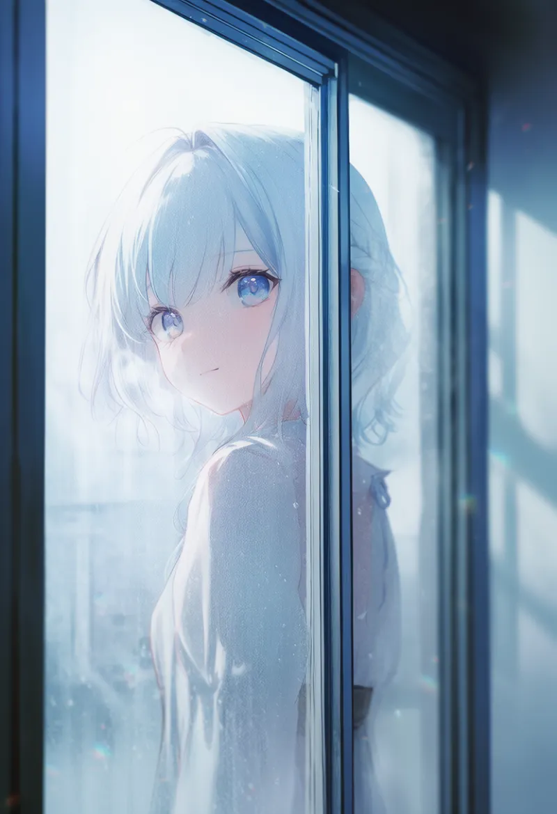 窓の曇りのAIイラスト