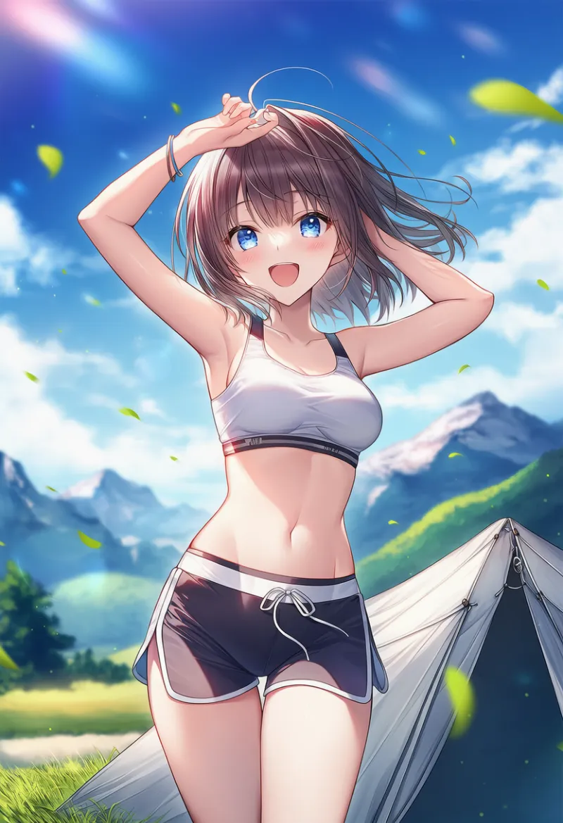 トレーニングウェアのAIイラスト｜プロンプト紹介