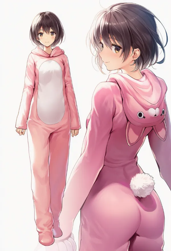 動物着ぐるみ衣装のAIイラスト
