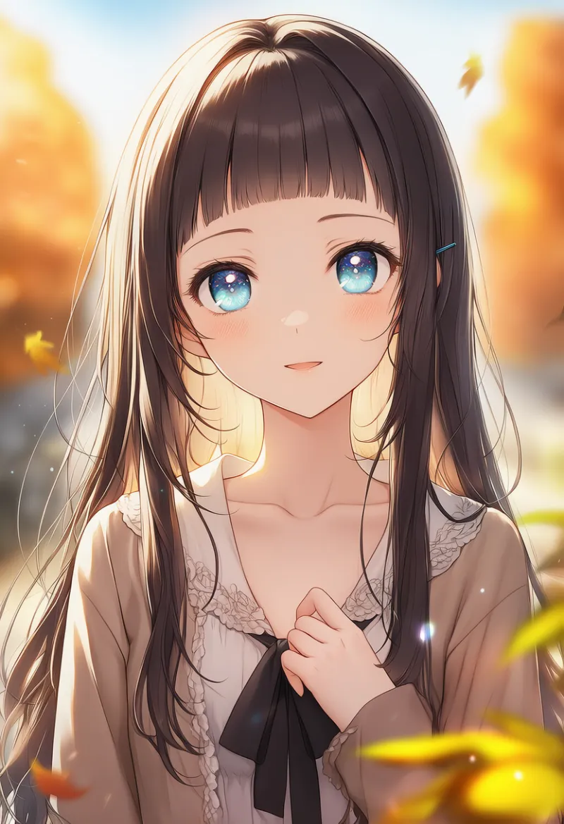 アーチ状の前髪のAIイラスト｜特殊な髪型プロンプト紹介