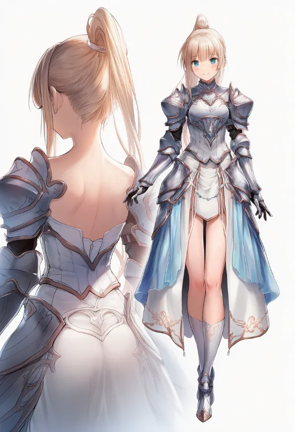 アーマードレスのAIイラスト