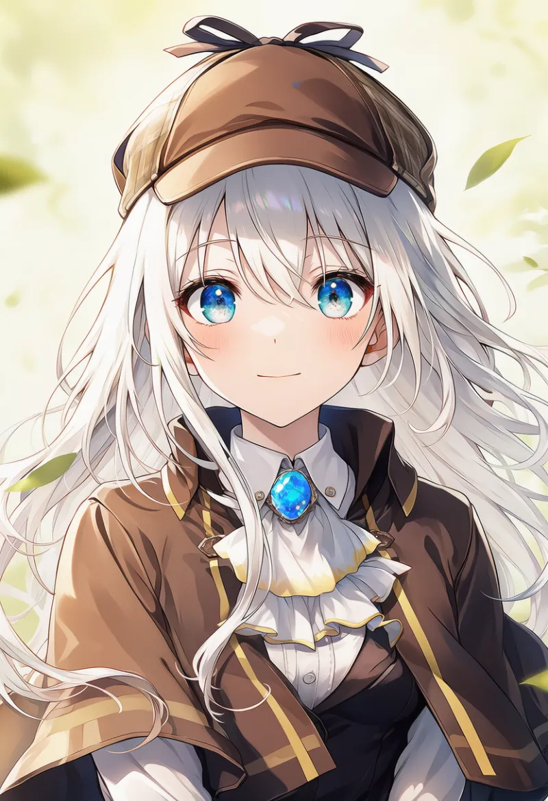 アスコットのAIイラスト（探偵衣装）｜プロンプト紹介