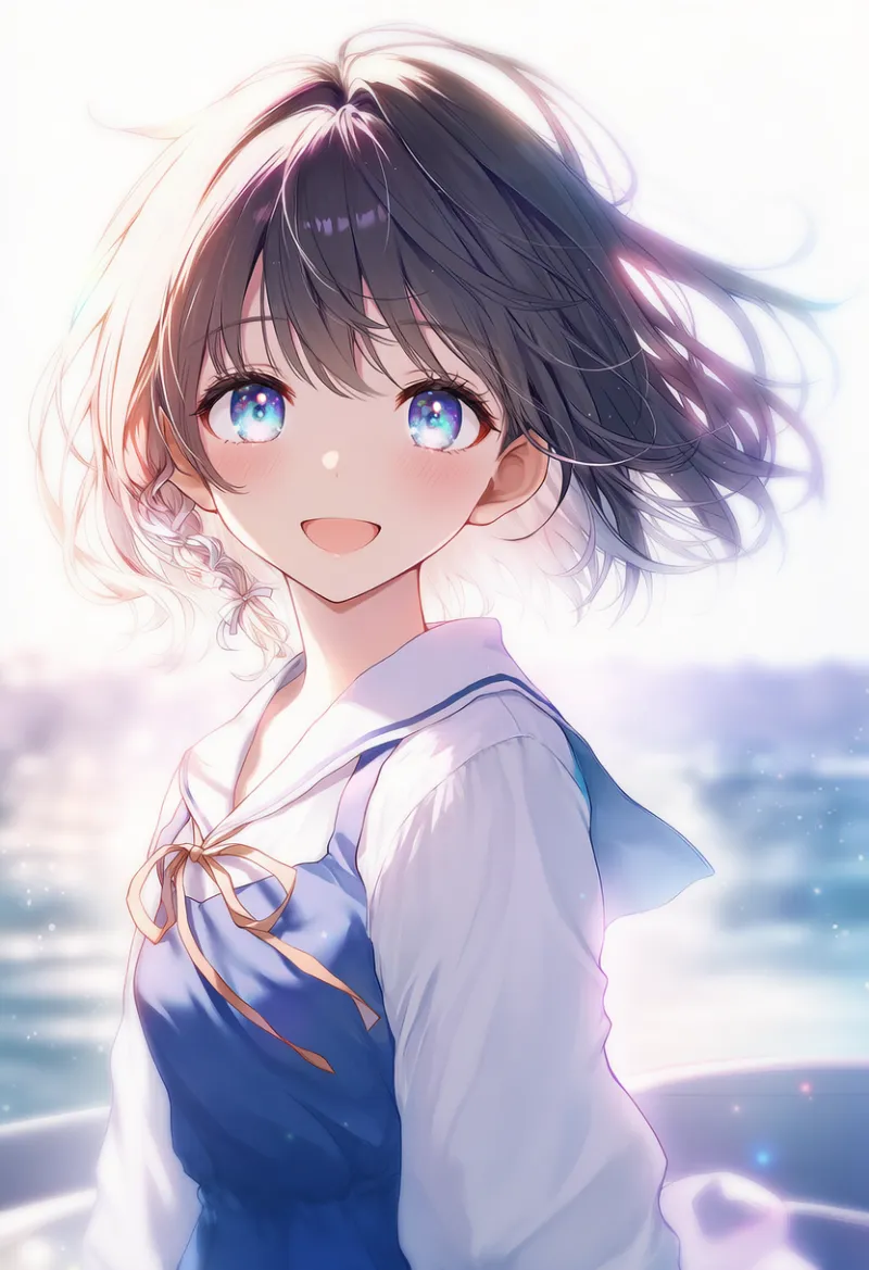 光のにじみのエフェクトを再現したAIイラスト｜プロンプト紹介