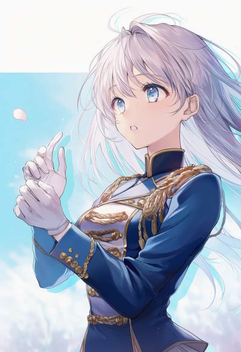 袖口ボタン（マーチング衣装）のAIイラスト｜プロンプト紹介