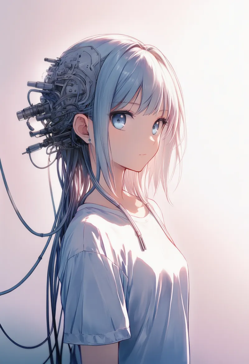 ケーブルヘアのAIイラスト｜特殊な髪型プロンプト紹介
