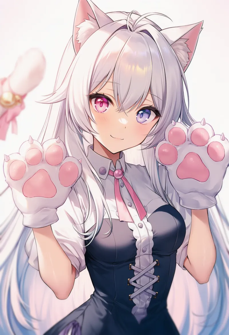 猫の手・肉球グローブのAIイラスト｜プロンプト紹介