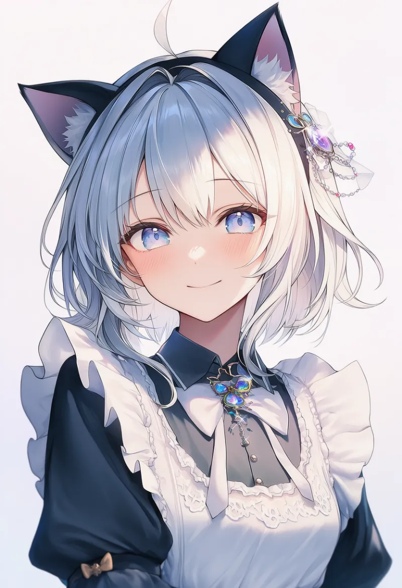 猫耳カチューシャのAIイラスト｜プロンプト紹介