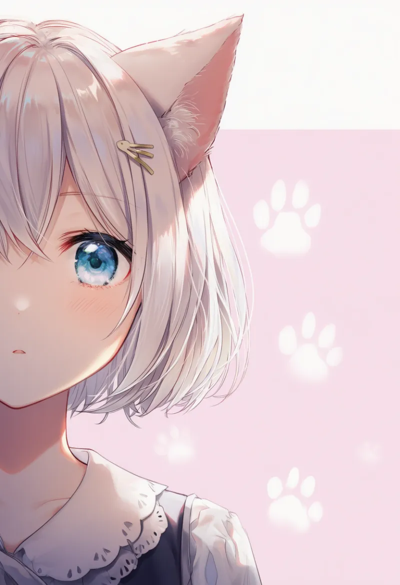 猫耳のAIイラスト｜プロンプト紹介