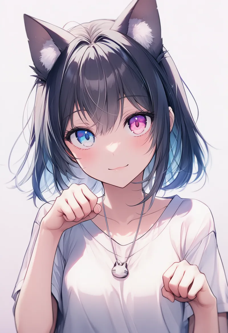 猫耳ペンダントのAIイラスト｜プロンプト紹介