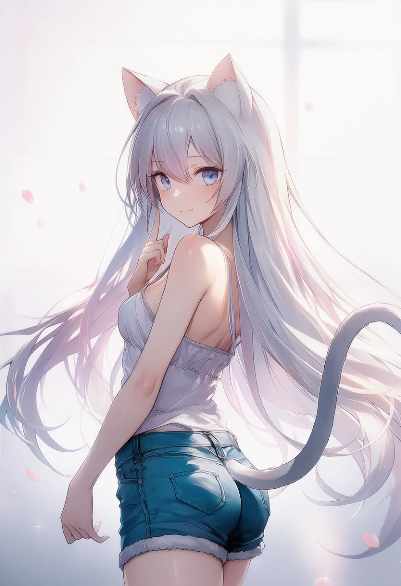 猫の尻尾のAIイラスト｜プロンプト紹介