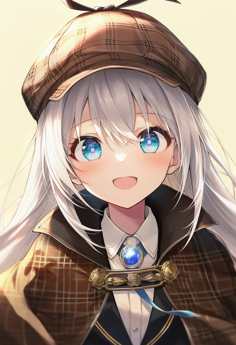 クラスプのAIイラスト（探偵衣装）｜プロンプト紹介