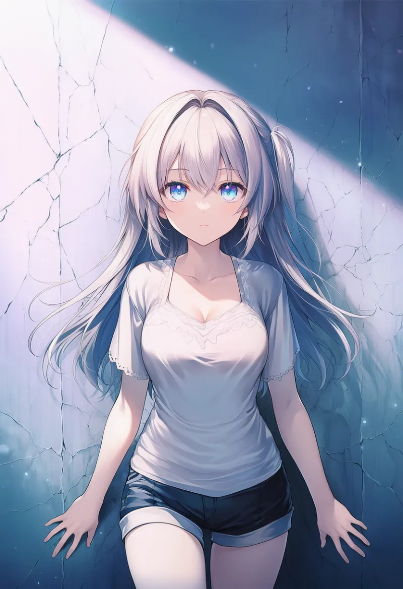 ひび割れた壁のAIイラスト｜プロンプト紹介