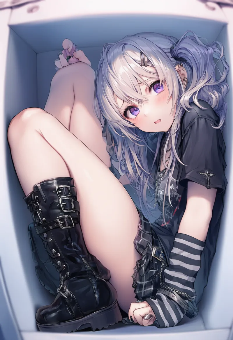 容器の中に閉じ込められるシーンのAIイラスト｜プロンプト紹介