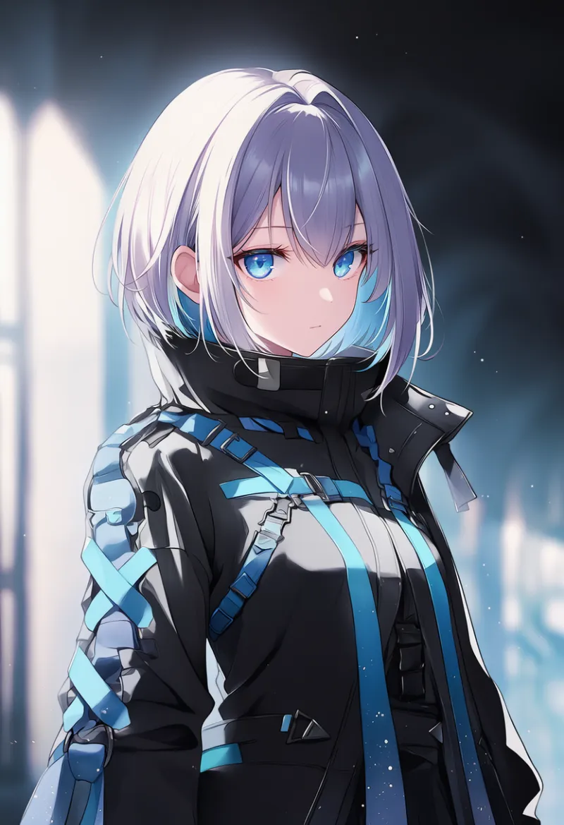 交差したストラップのAIイラスト（かっこいい服用のアイテム）｜プロンプト紹介