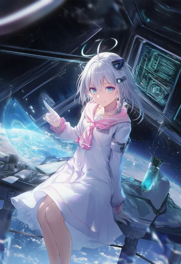 サイバー空間のAIイラスト｜プロンプト紹介