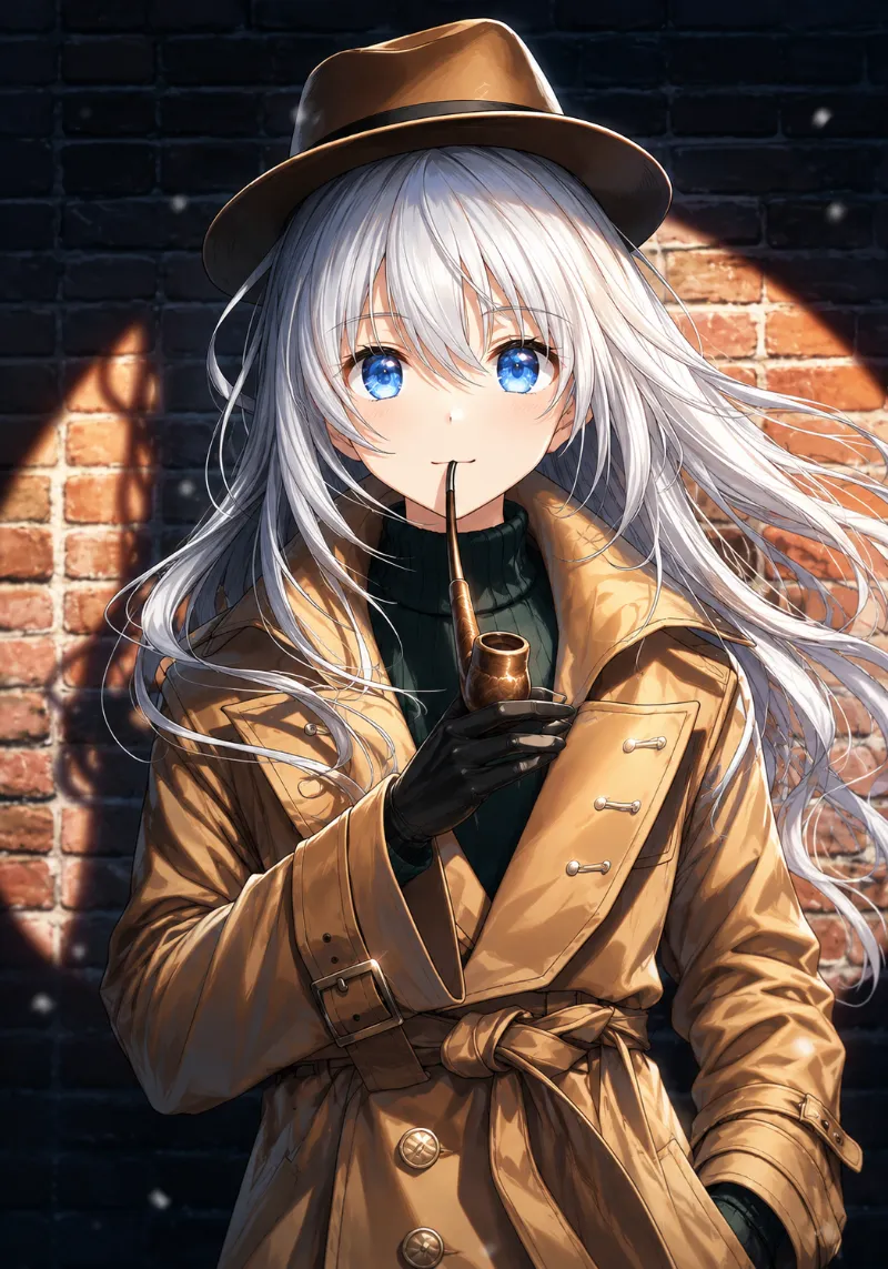 探偵の服装（ハードボイルド風）のAIイラスト｜プロンプト紹介