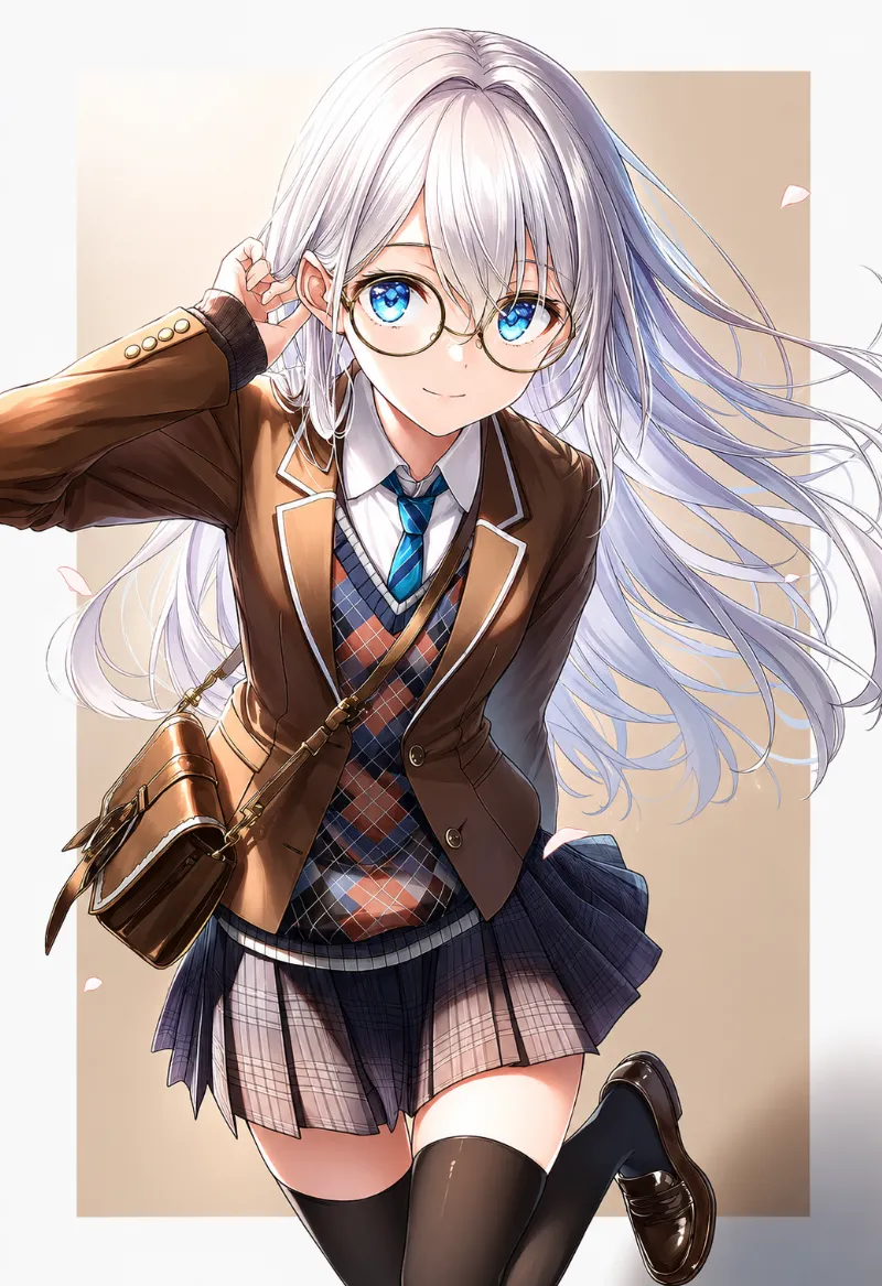 探偵の服装（学生探偵風）のAIイラスト｜プロンプト紹介