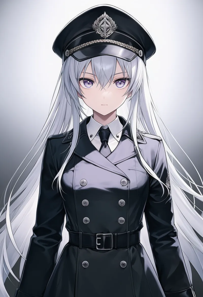 ダブルブレストコート（看守の服）のAIイラスト