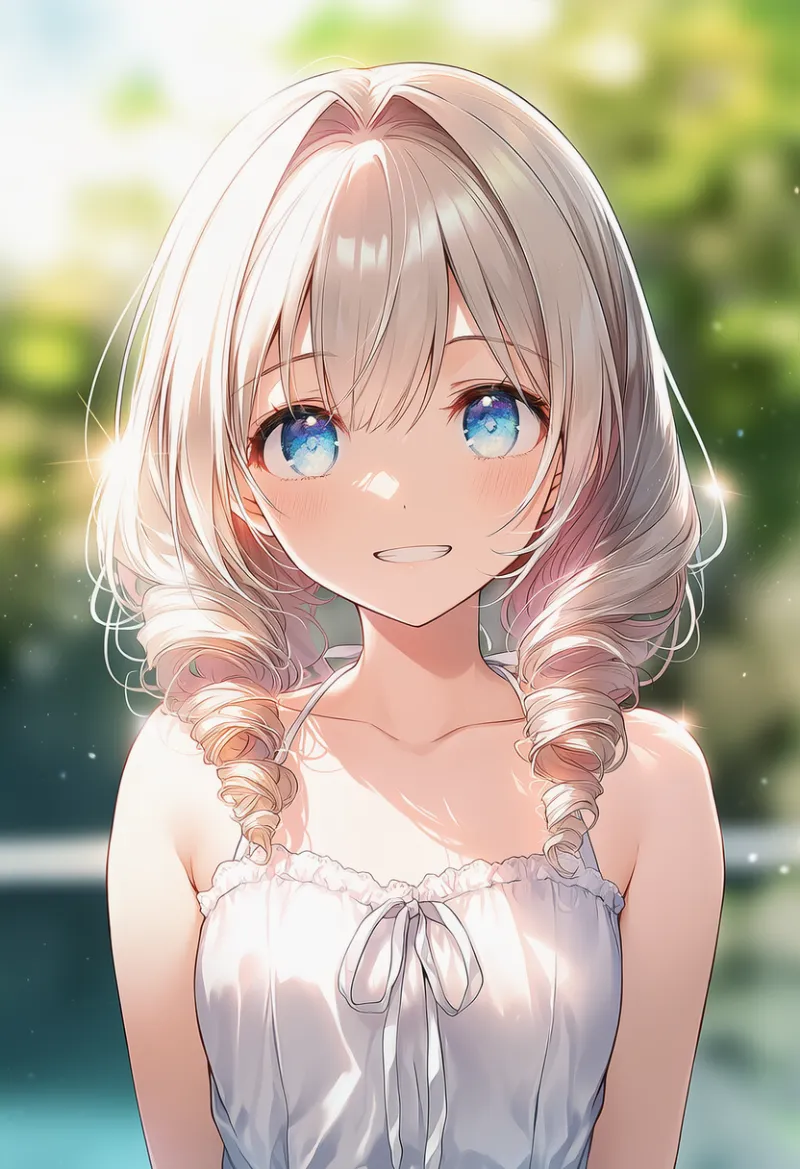 ドリル巻きのAIイラスト｜特殊な髪型プロンプト紹介