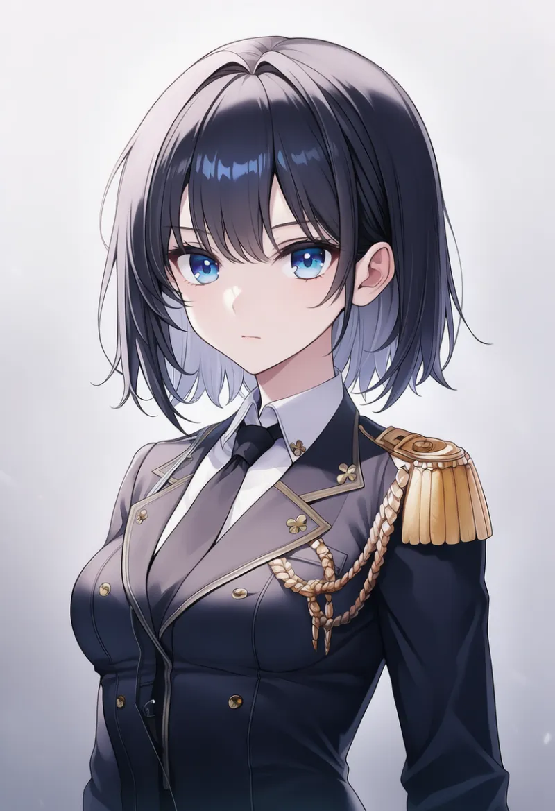 金色の肩章（看守の服）のAIイラスト