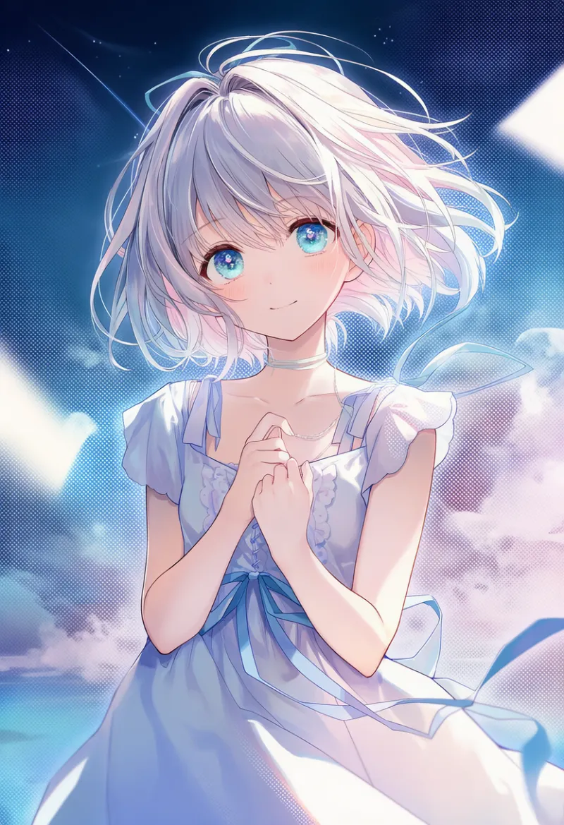 網点のエフェクトを再現したAIイラスト｜プロンプト紹介