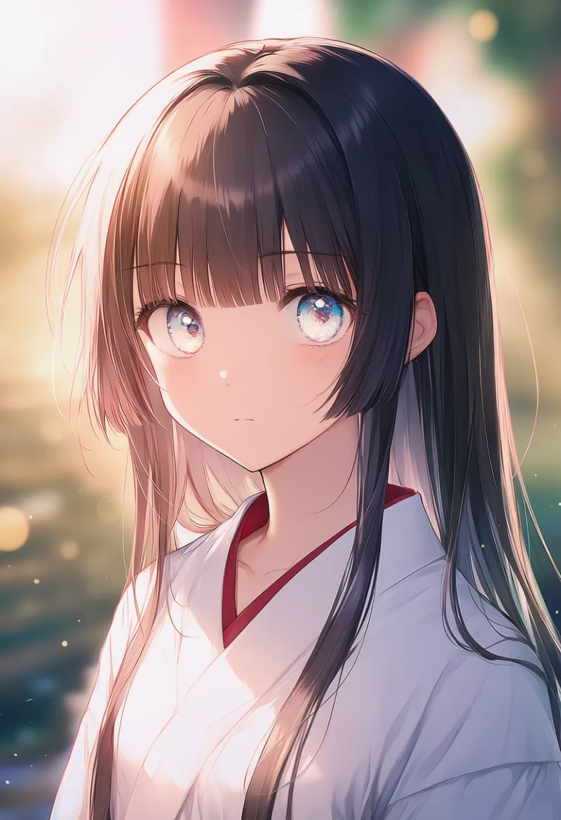 姫カットのAIイラスト｜特殊な髪型プロンプト紹介