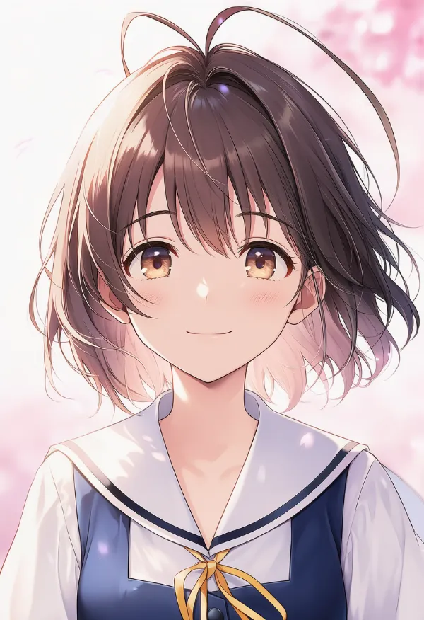 巨大アンテナ髪のAIイラスト｜特殊な髪型プロンプト紹介