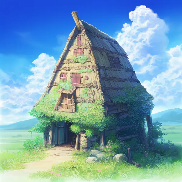 小屋のAIイラスト｜プロンプト紹介