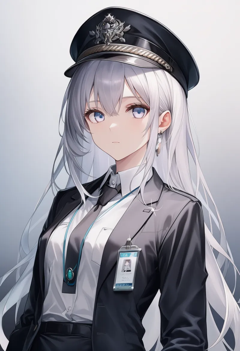 IDカード（看守の服）のAIイラスト