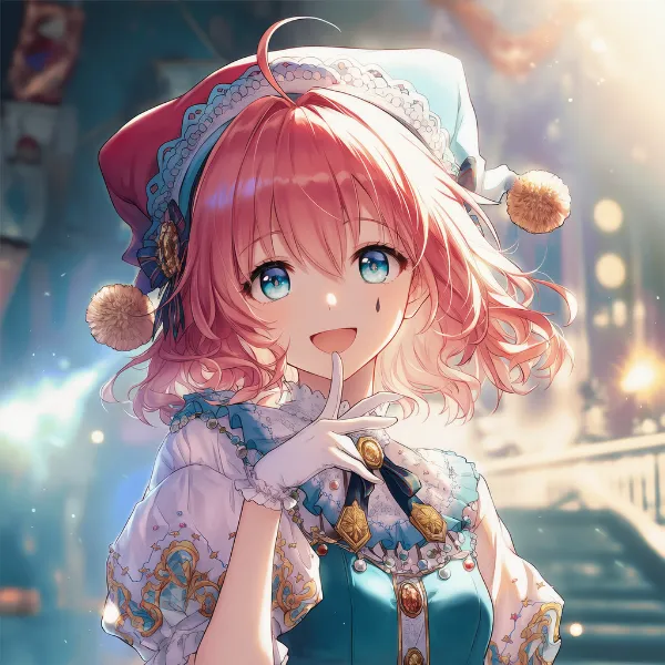 道化師衣装のAIイラスト｜プロンプト紹介：jester costume