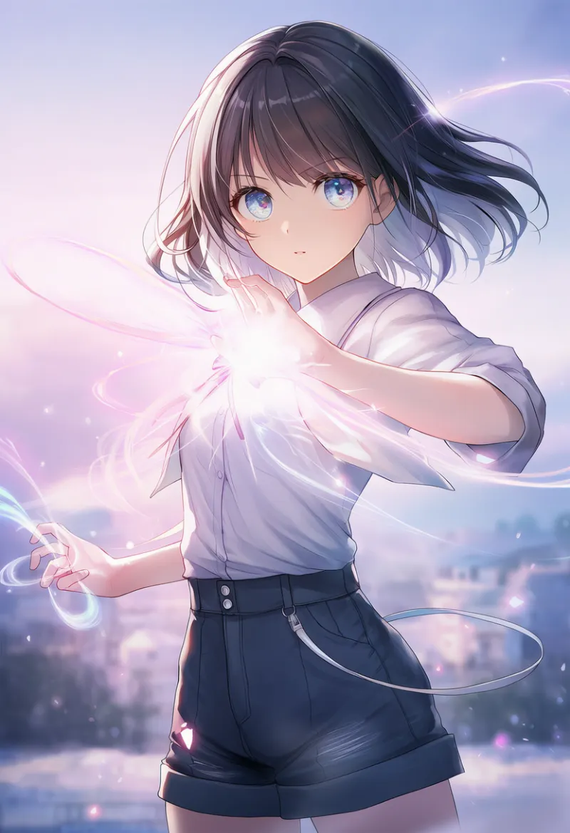 魔法のエフェクトを再現したAIイラスト｜プロンプト紹介