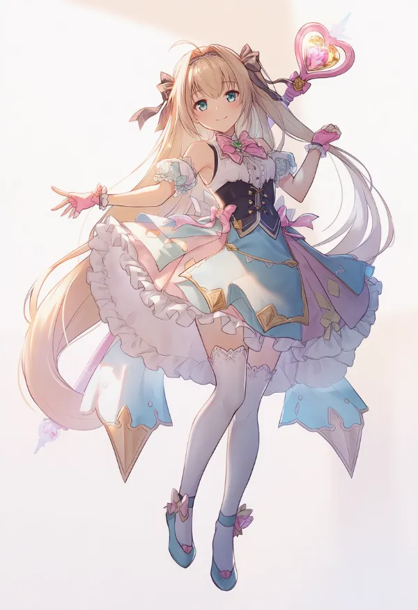 魔法少女衣装のAIイラスト