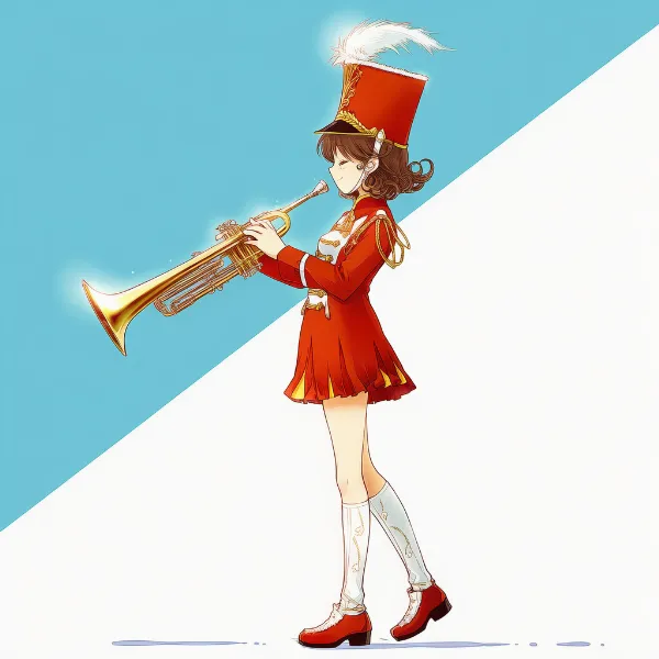 行進（マーチング）のAIイラスト｜プロンプト紹介：marching