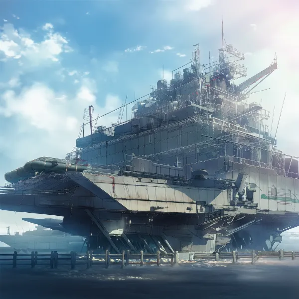 軍事基地のAIイラスト｜プロンプト紹介