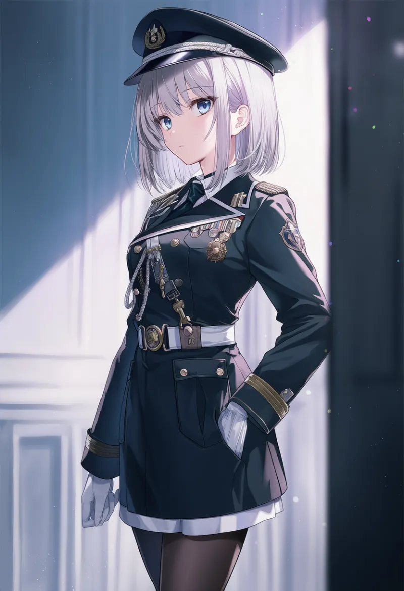 軍服系のAIイラスト（かっこいい服）｜プロンプト紹介