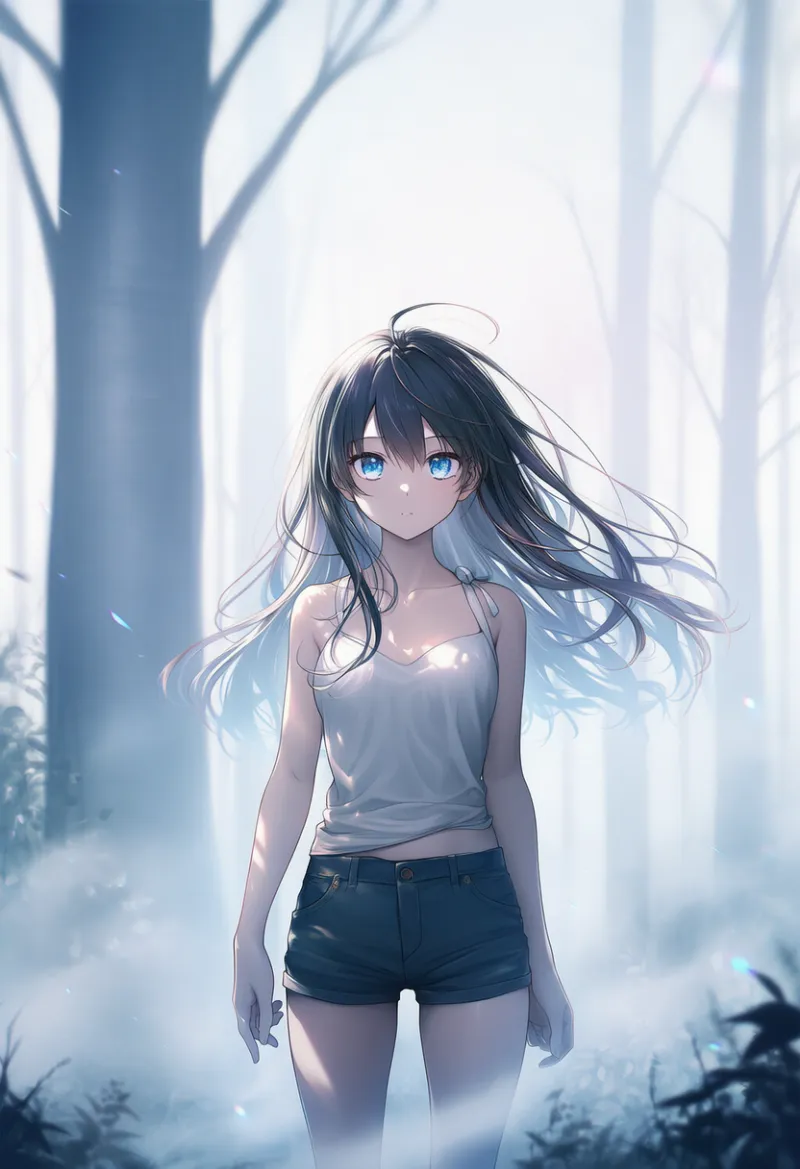 霧のエフェクトを再現したAIイラスト｜プロンプト紹介