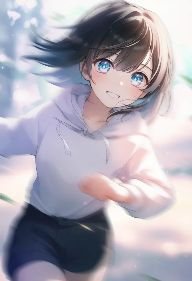 モーションブラーのエフェクトを再現したAIイラスト｜プロンプト紹介