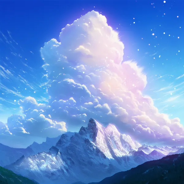山のAIイラスト｜プロンプト紹介
