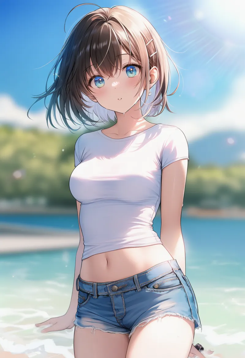 へそのAIイラスト｜プロンプト紹介：navel