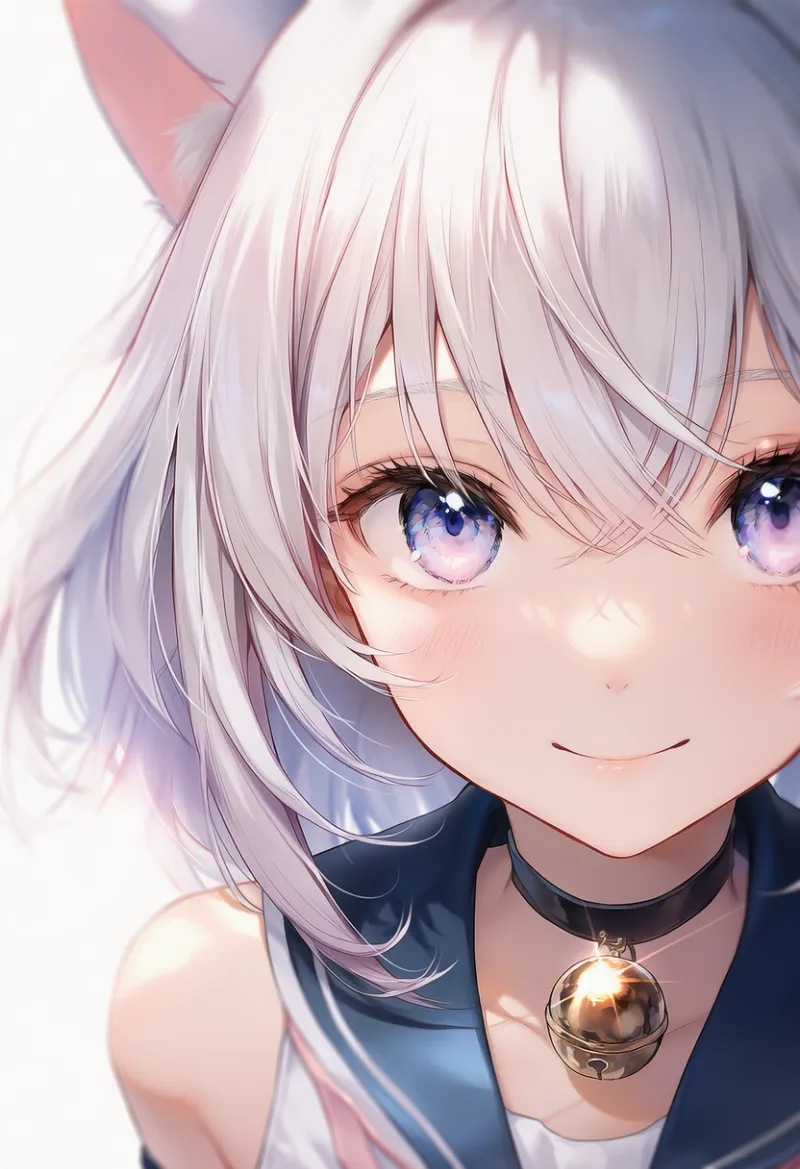 猫の首鈴のAIイラスト｜プロンプト紹介