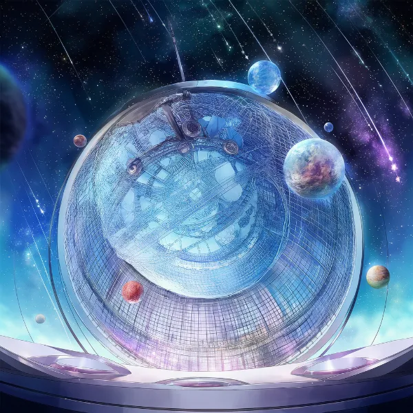 プラネタリウムのAIイラスト｜プロンプト紹介