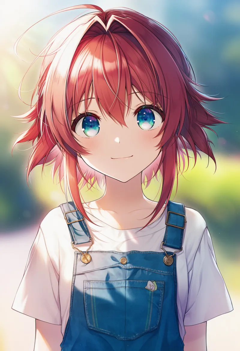 トゲトゲ髪のAIイラスト｜特殊な髪型プロンプト紹介