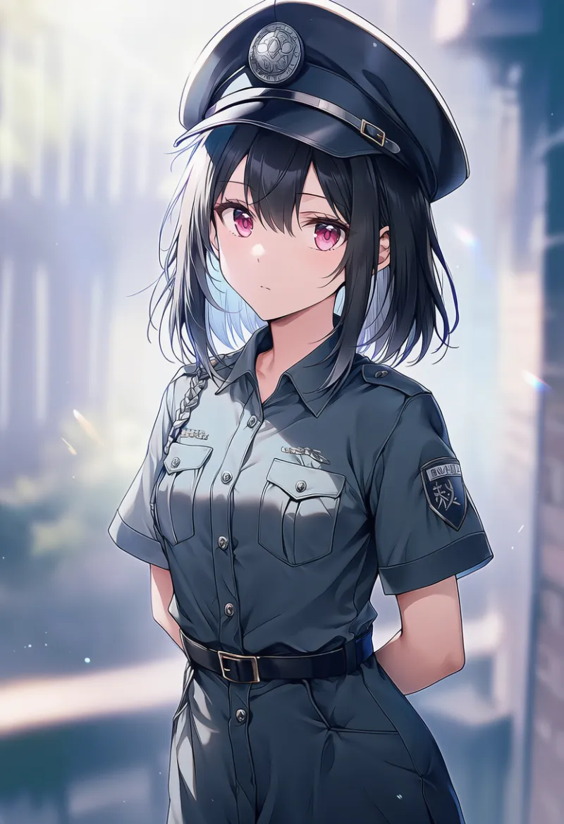 看守の服のAIイラスト｜プロンプト：prison guard uniform