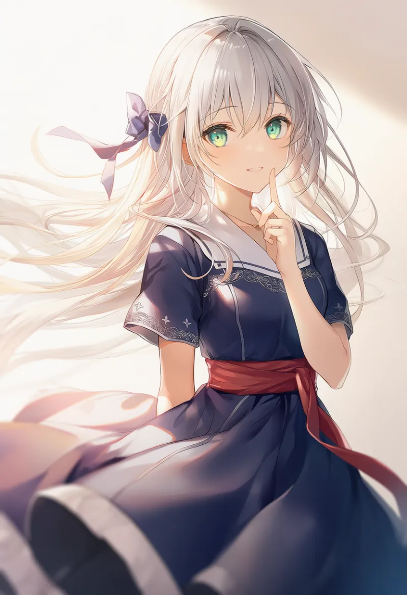 サッシュベルトのAIイラスト|プロンプト:sash